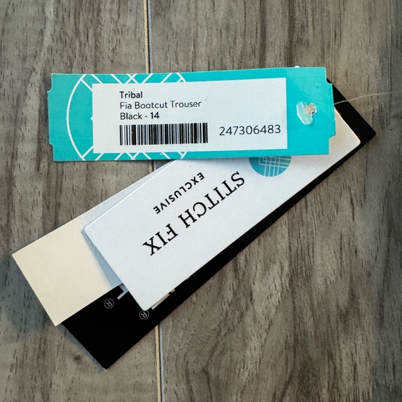 Tribal Fia Bootcut Trousers | Black | Size 14 - Picture 3 of 4